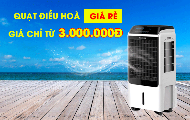 Quạt điều hoà giá chỉ từ 3 triệu